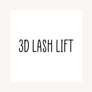 3D Lash Lift Course